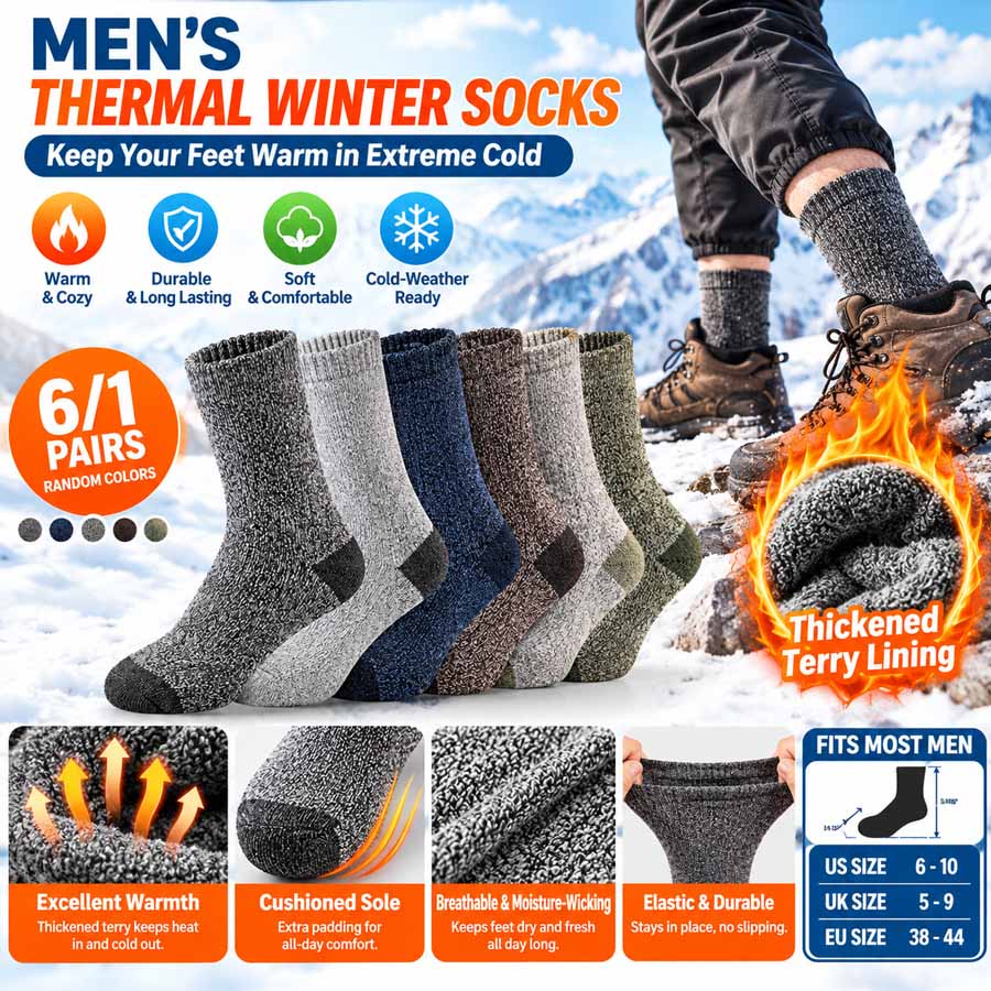 Fishing Socks - Kaus Kaki Musim Dingin untuk Bersepeda,