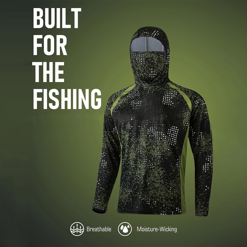 Fishing Hoodie - Pakaian Memancing MALFC untuk Pria, Kaos