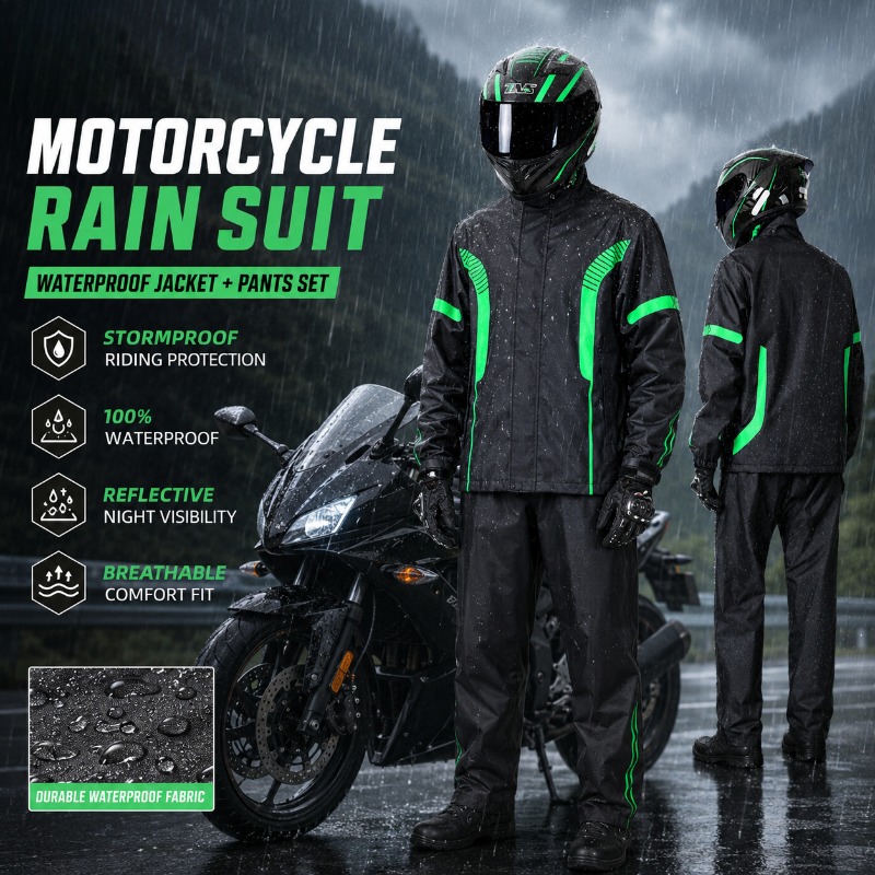 Fishing Rain Suit - Setelan Jas Hujan Motor Jaket +
