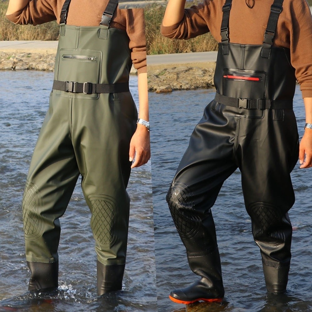 Setelan Memancing PVC Tahan La - Fishing Pants Waterproof ulasan dan harga