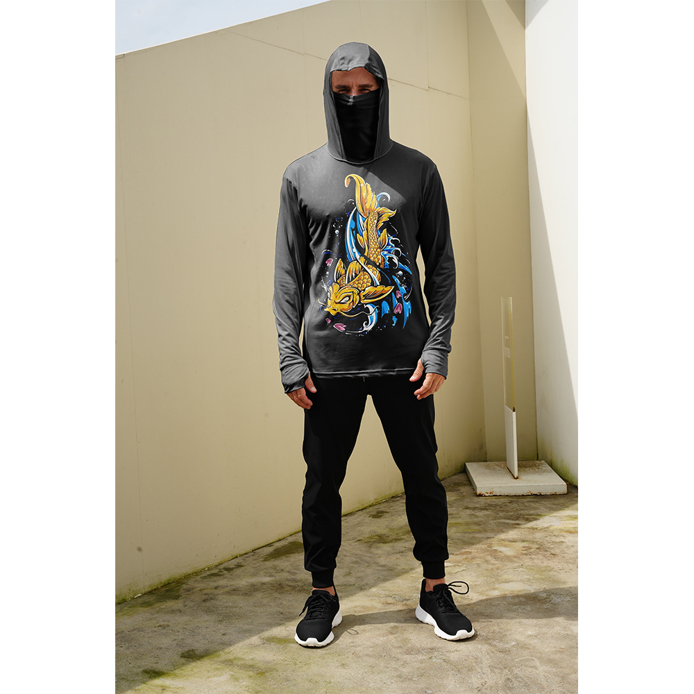 Kaos Pancing Pria Pelindung Ma - Fishing Mask Sun Protection ulasan dan harga