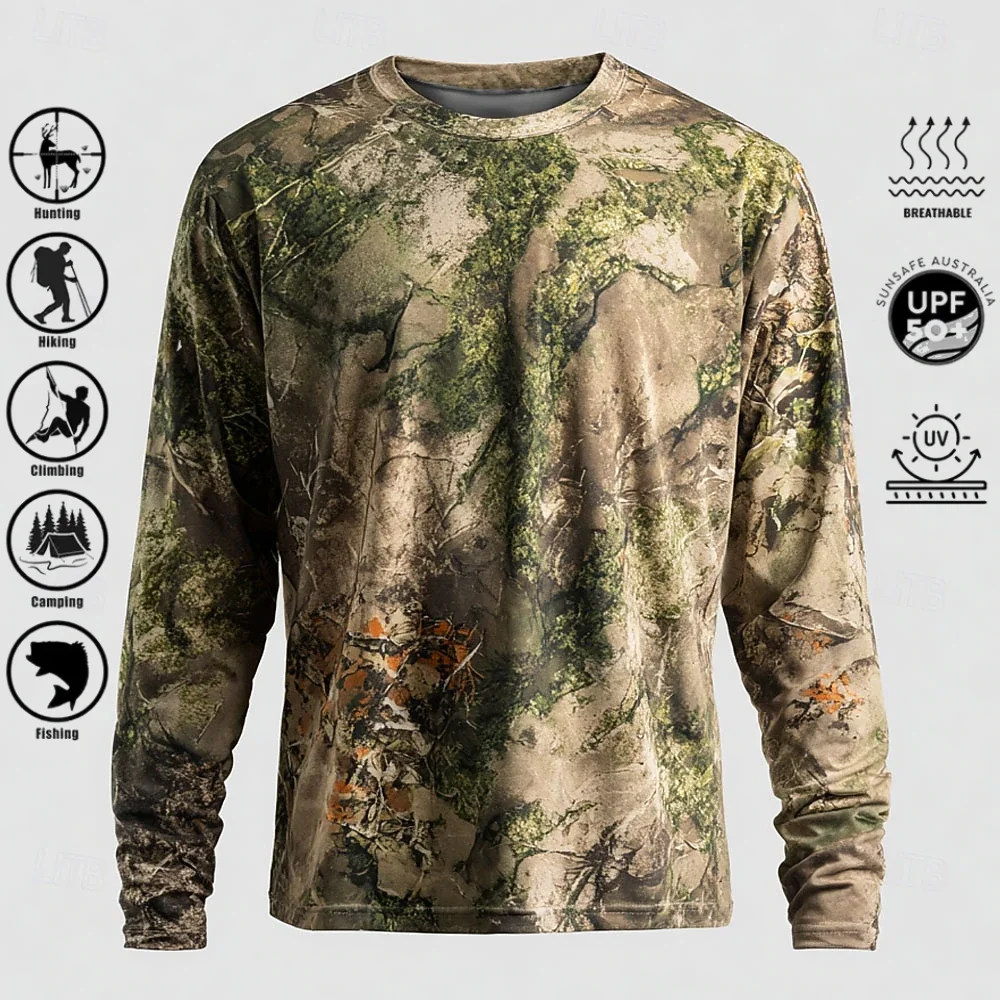 Kaos Lengan Panjang Pria, Baha - Fishing Shirt Uv Protection ulasan dan harga