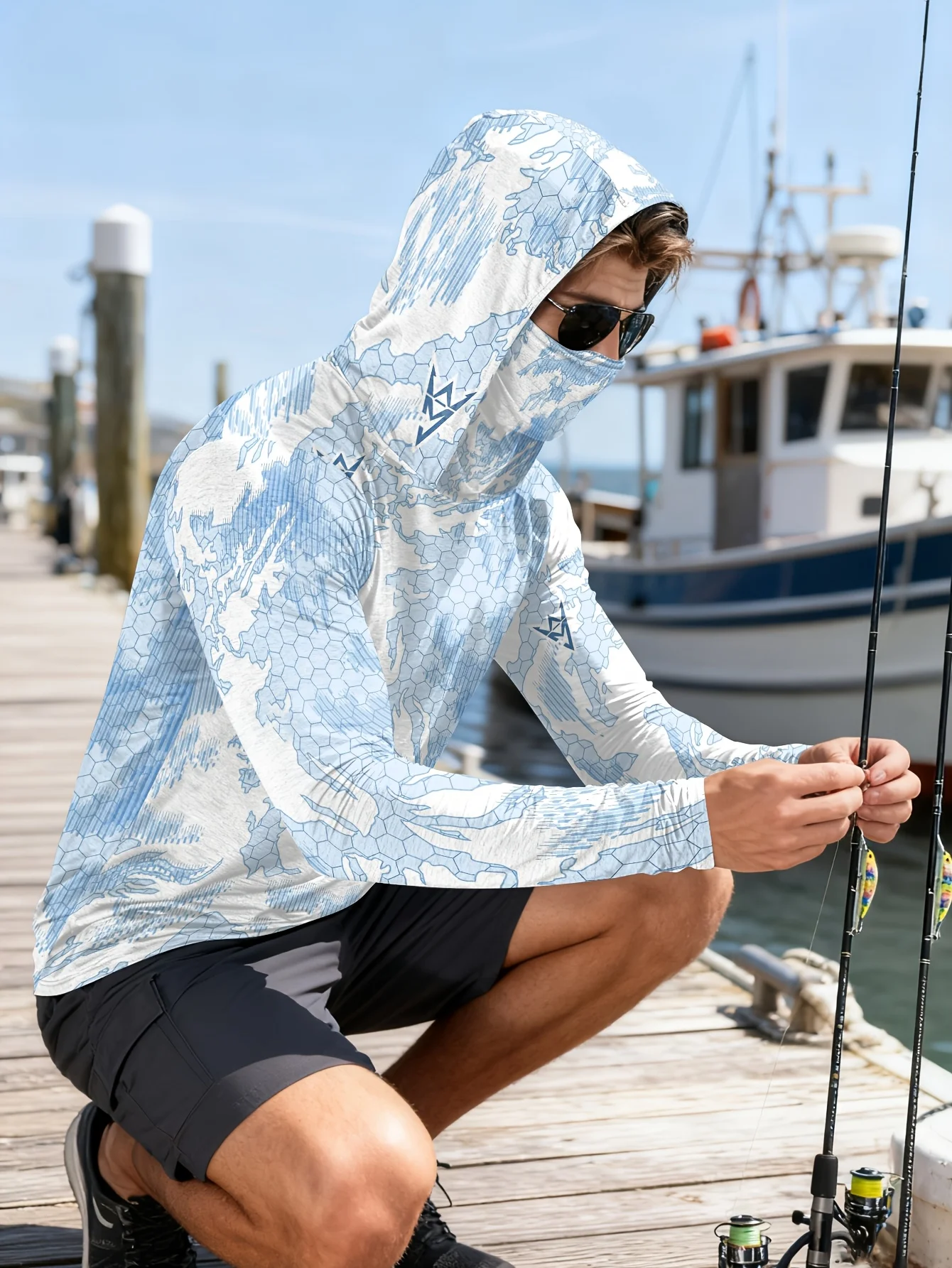 Kemeja Pancing Tahan UV Model  - Fishing Shirt Uv Protection ulasan dan harga